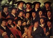 JACOBSZ, Dirck Group portrait of the Shooting Company of Amsterdam oil on canvas